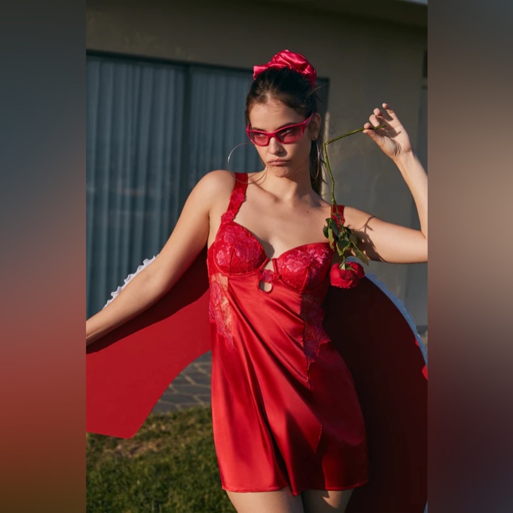 NWT For Love and Lemons Cordelia Slip Dress - Small 🌹